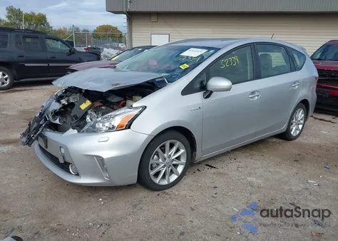 2014 Toyota Prius V Five from USA, damaged, VIN JTDZN3EU7EJ001878